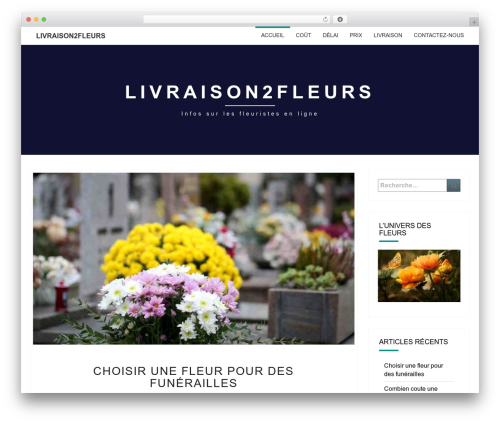 Nisarg WordPress theme - livraison2fleurs.fr
