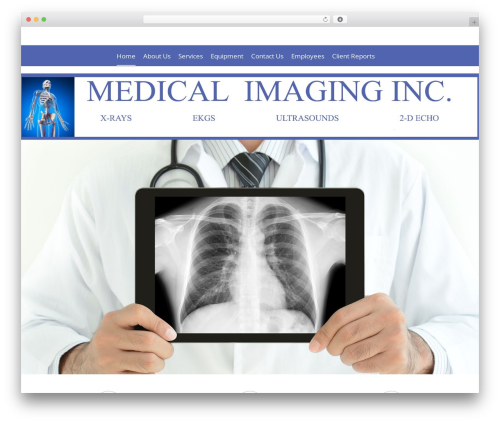 Pharmacy medical WordPress theme - medicalimagingfl.com