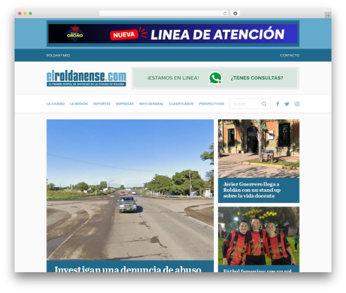 Theme WordPress theme - elroldanense.com