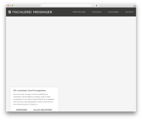 WordPress theme Hello Elementor - tischlerei-meisinger.at