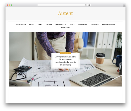 WordPress theme Appetizing - autea.pl