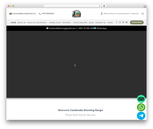 WordPress theme CambodiaShootingRange - cambodiashootingrange.com