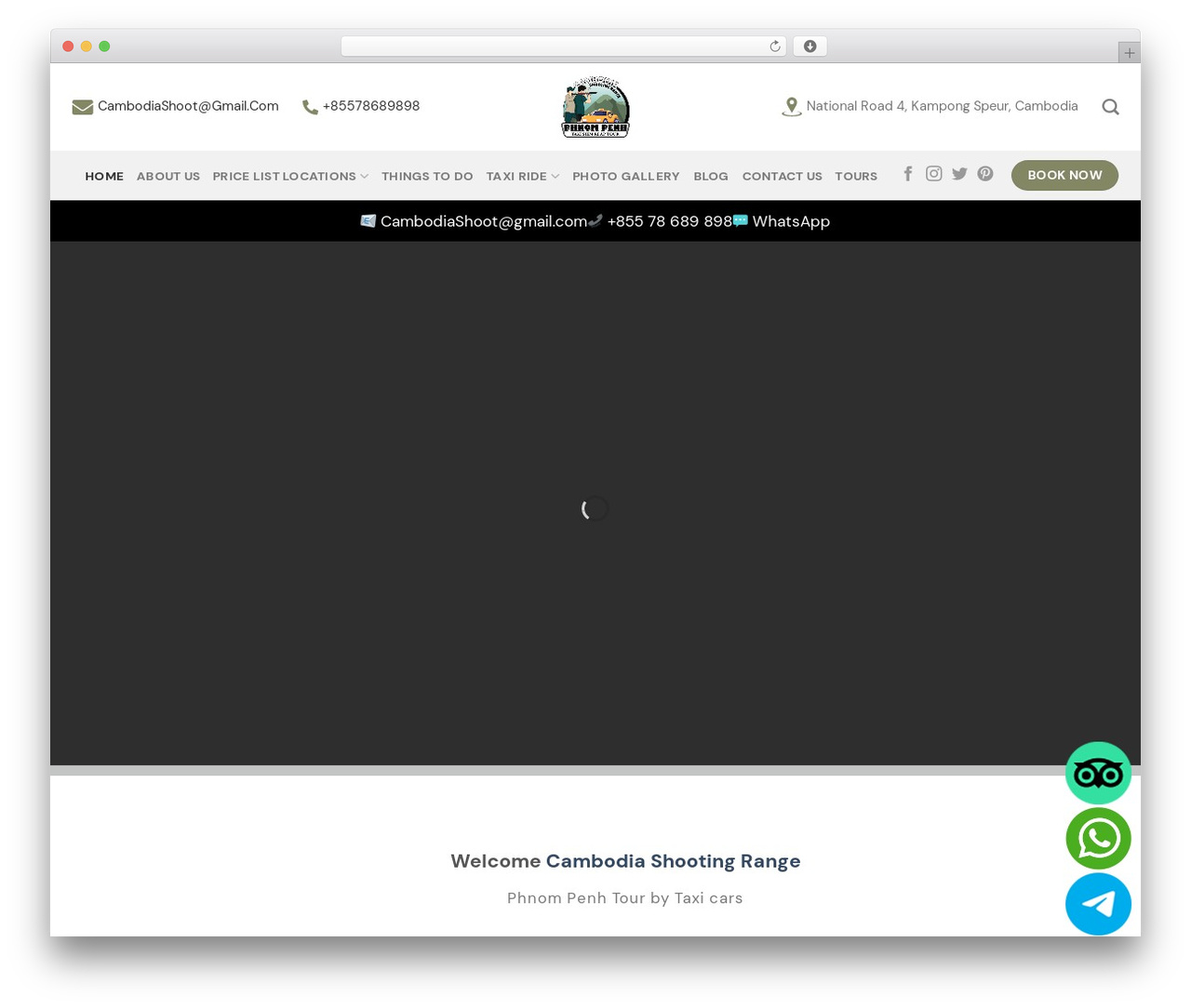 WordPress theme Flatsome - cambodiashootingrange.com