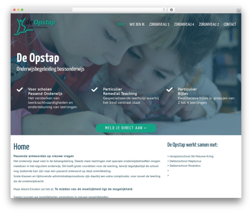 WordPress theme Cornerstone, for Wordpress - praktijkdeopstap.nl
