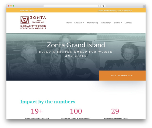 WordPress theme Divi - zontagrandisland.org