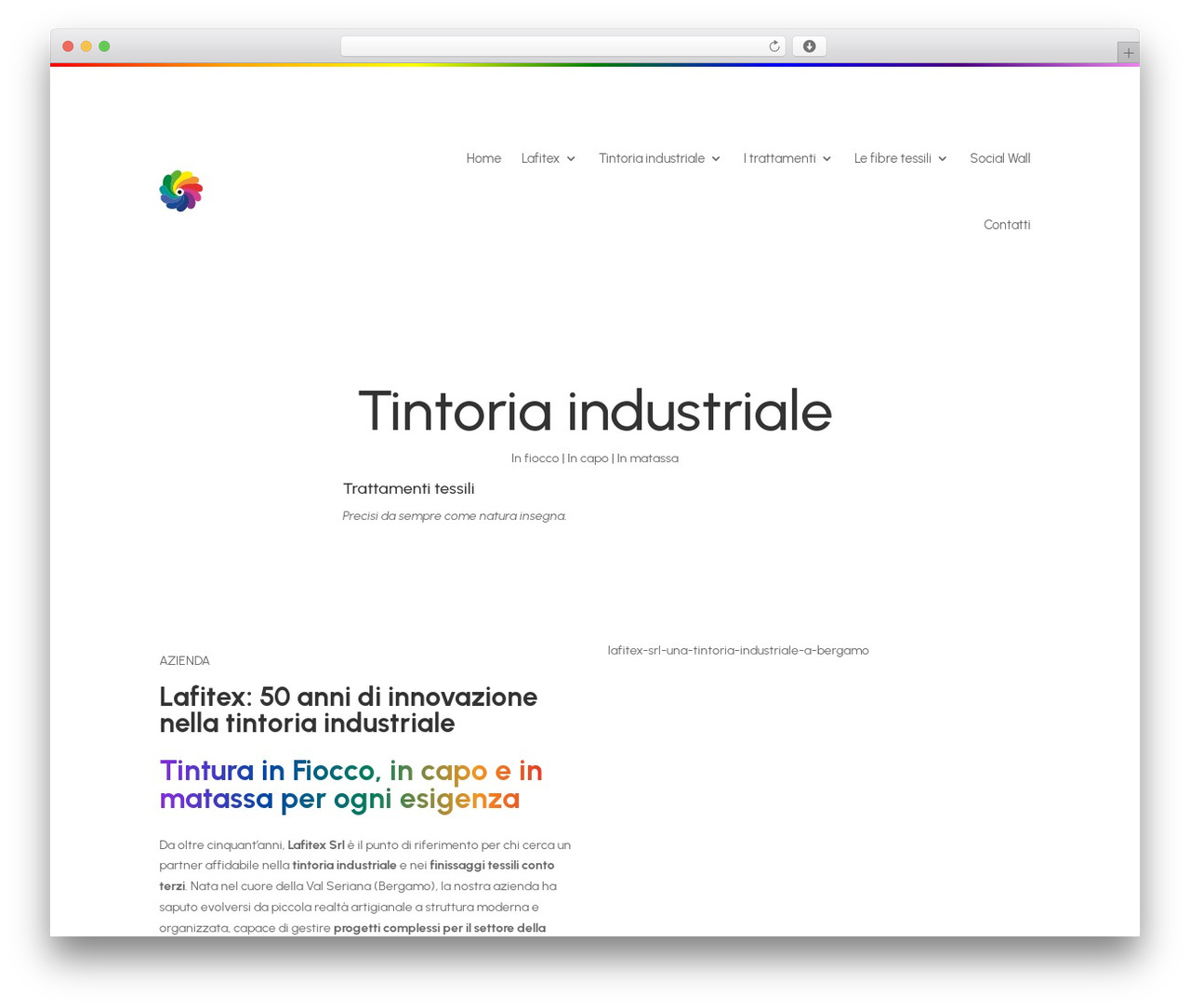 WordPress theme Divi-child - lafitex.it