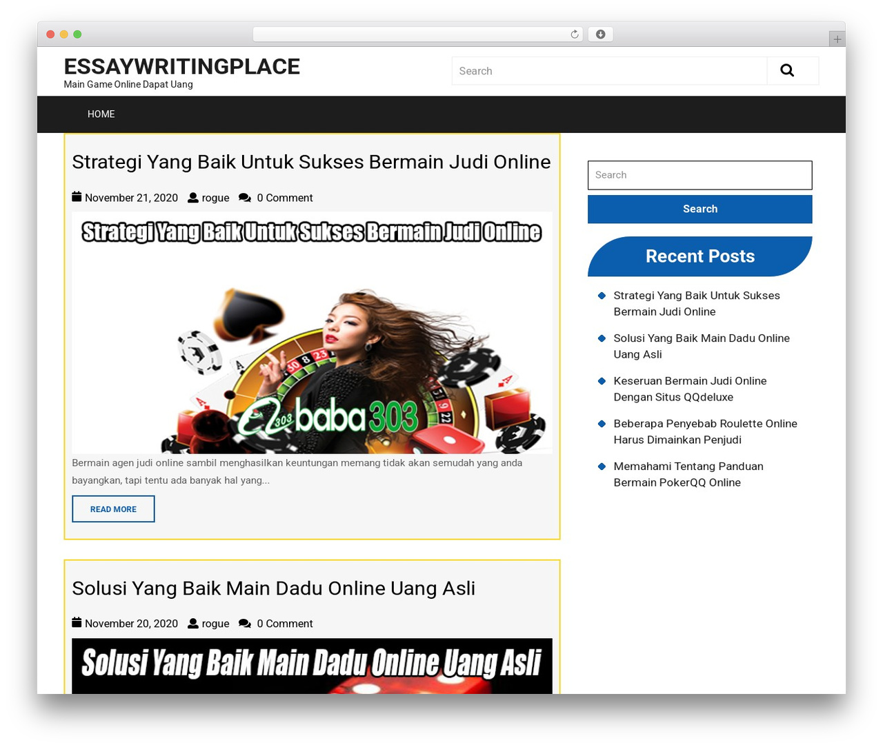 BB Ecommerce Store WordPress theme - essaywritingplace.com