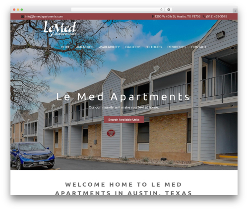 Berkeley Child Theme WordPress theme - lemedapartments.com