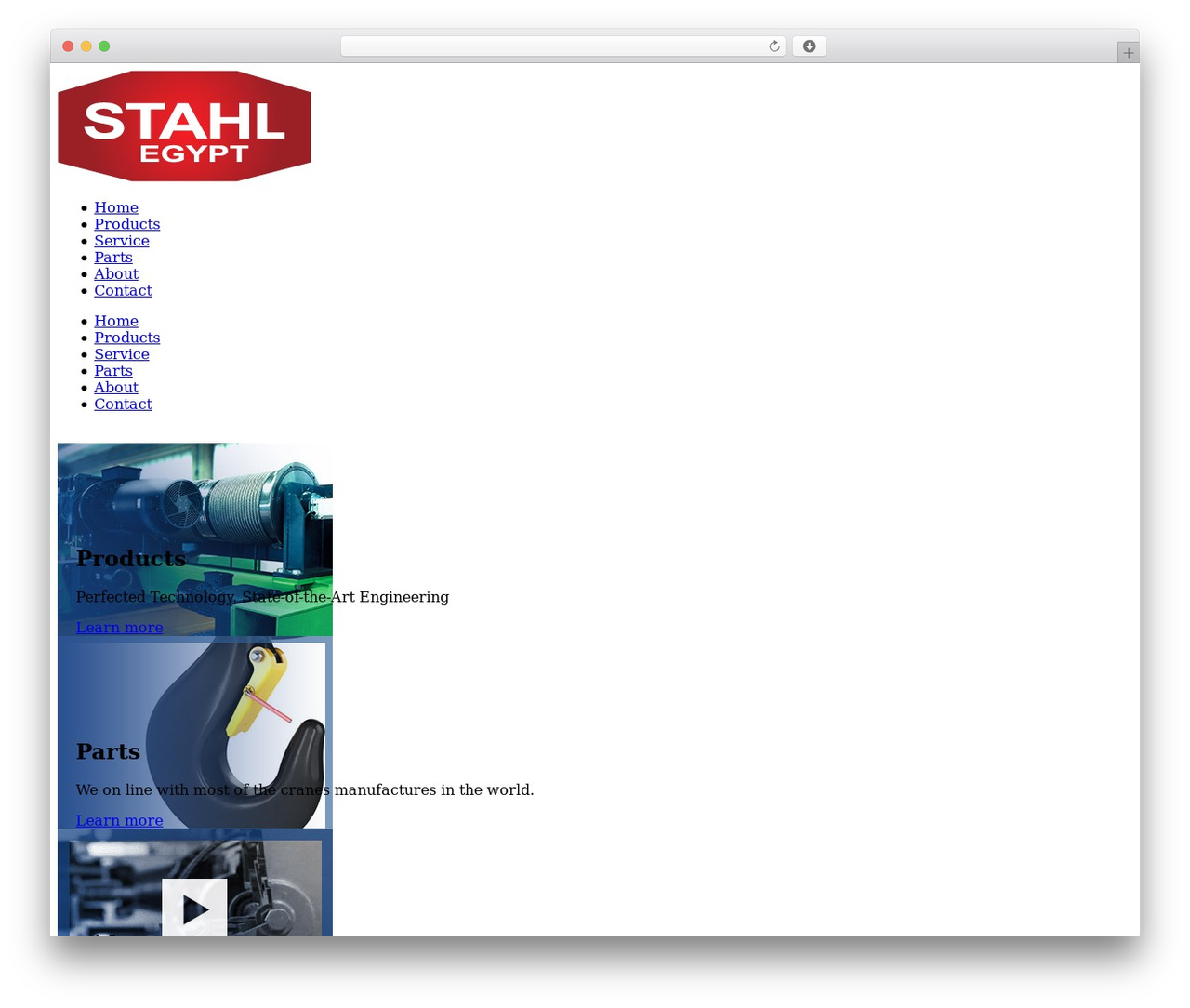 Stahl theme WordPress - stahlegypt.com