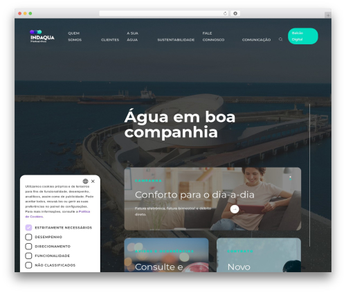 Concessão WordPress theme - indaquamatosinhos.pt