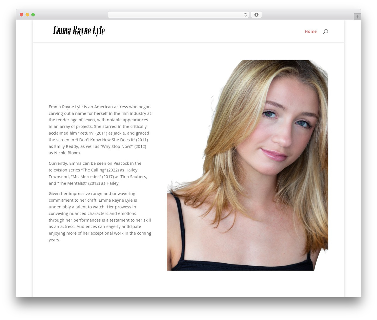 Divi WordPress theme - emmaraynelyle.com