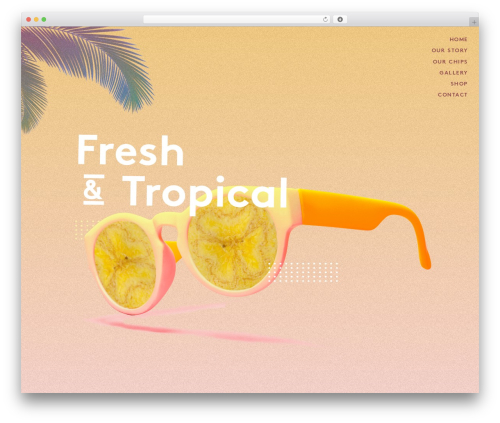 DSS-X WordPress theme - tropicalchips.net