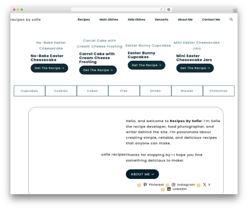 Tasty recipes WordPress plugin - recipesbysofie.com
