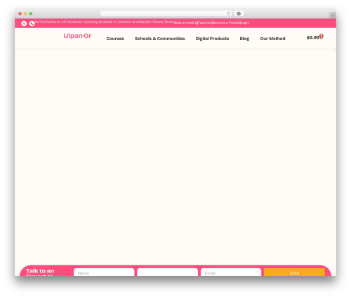 Hello Elementor WP theme - ulpanor.com