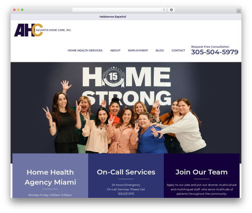 Lambda WordPress theme - advantishomecare.net
