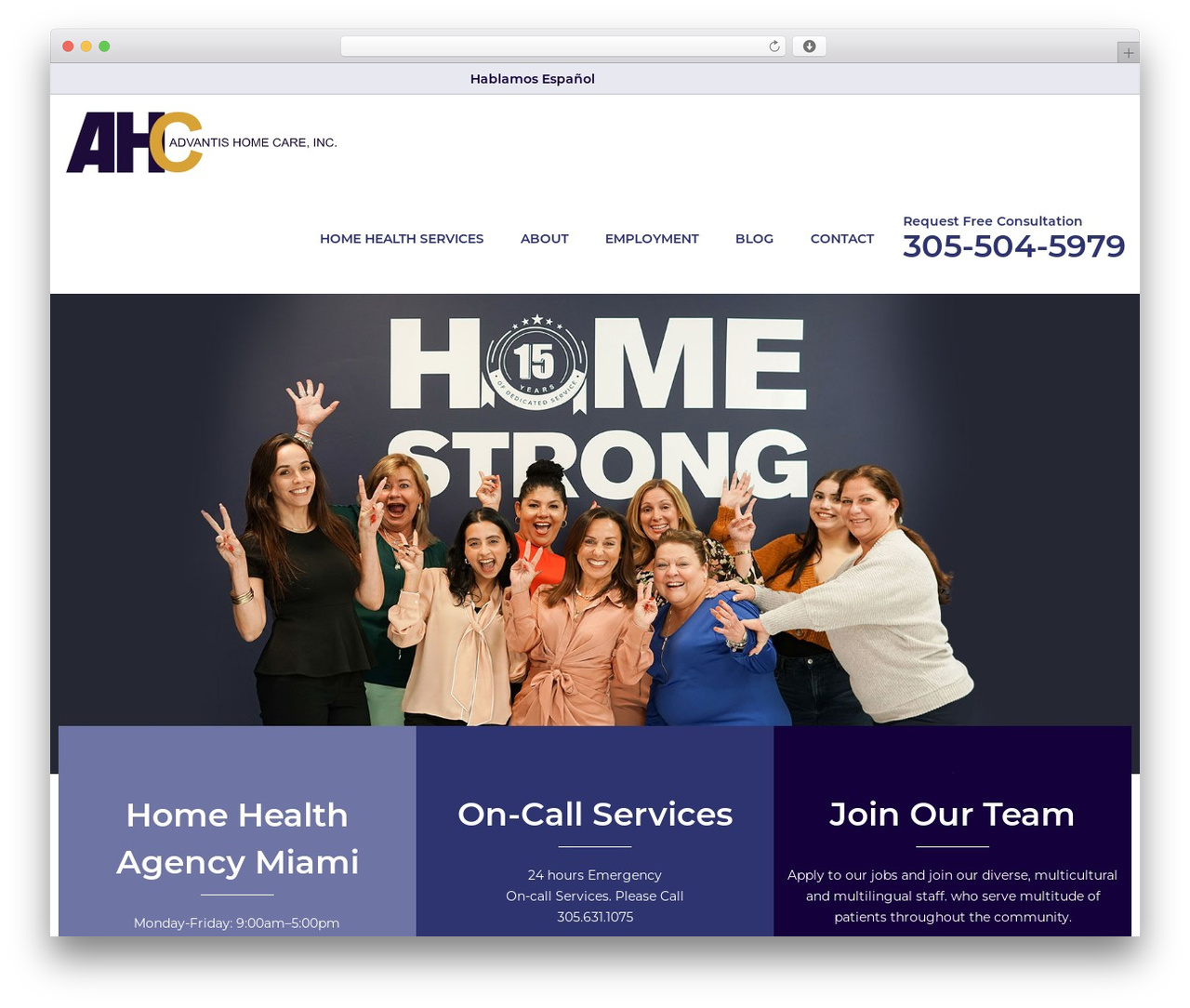 Lambda WordPress theme - advantishomecare.net