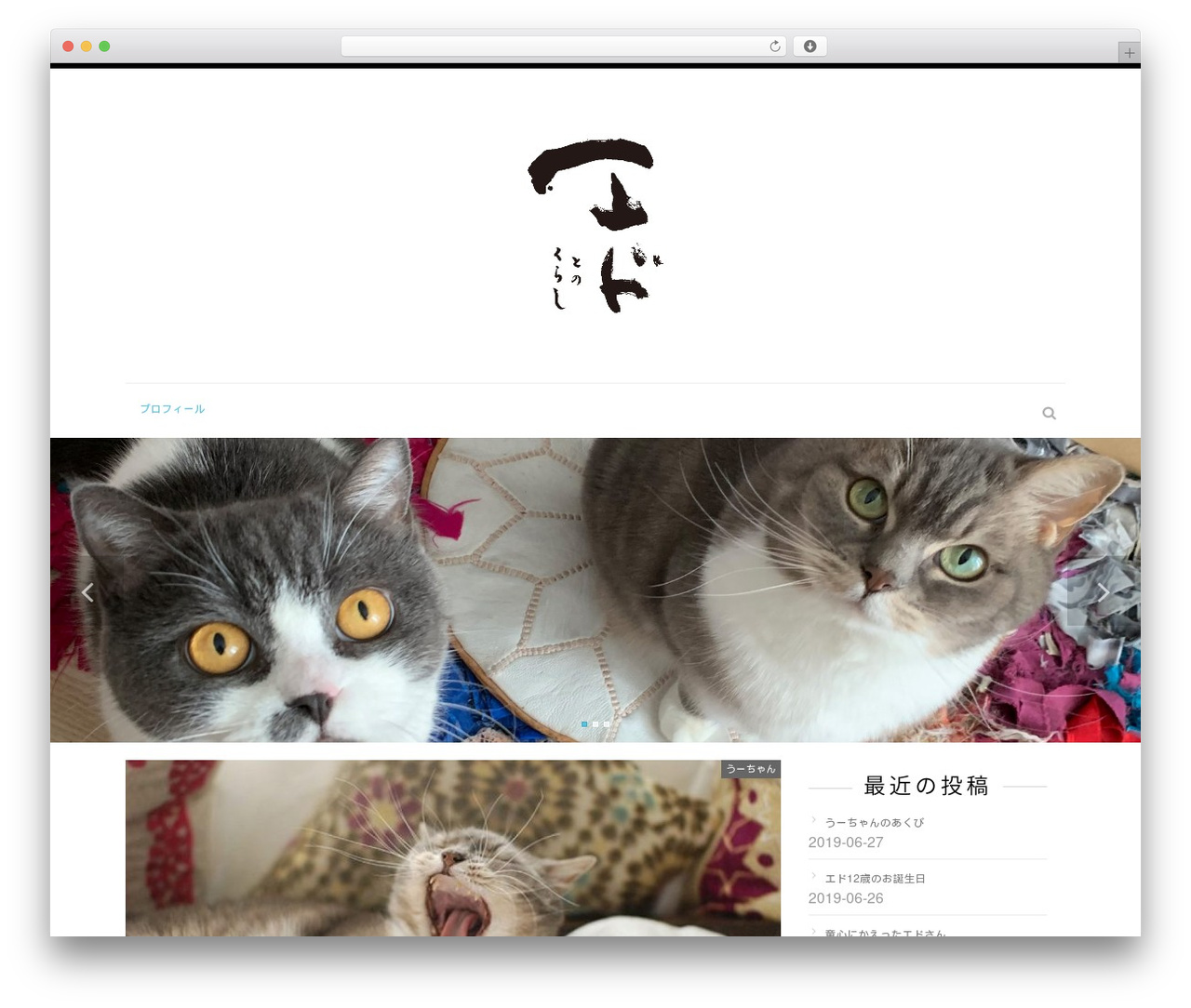 monolight WordPress theme - edotonokurashi.com