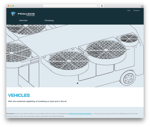 Pegasos WordPress theme - pegasos-vehicles.com