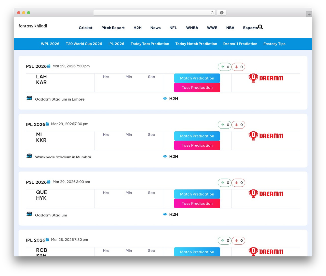 SmartMag WordPress theme - fantasykhiladi.com