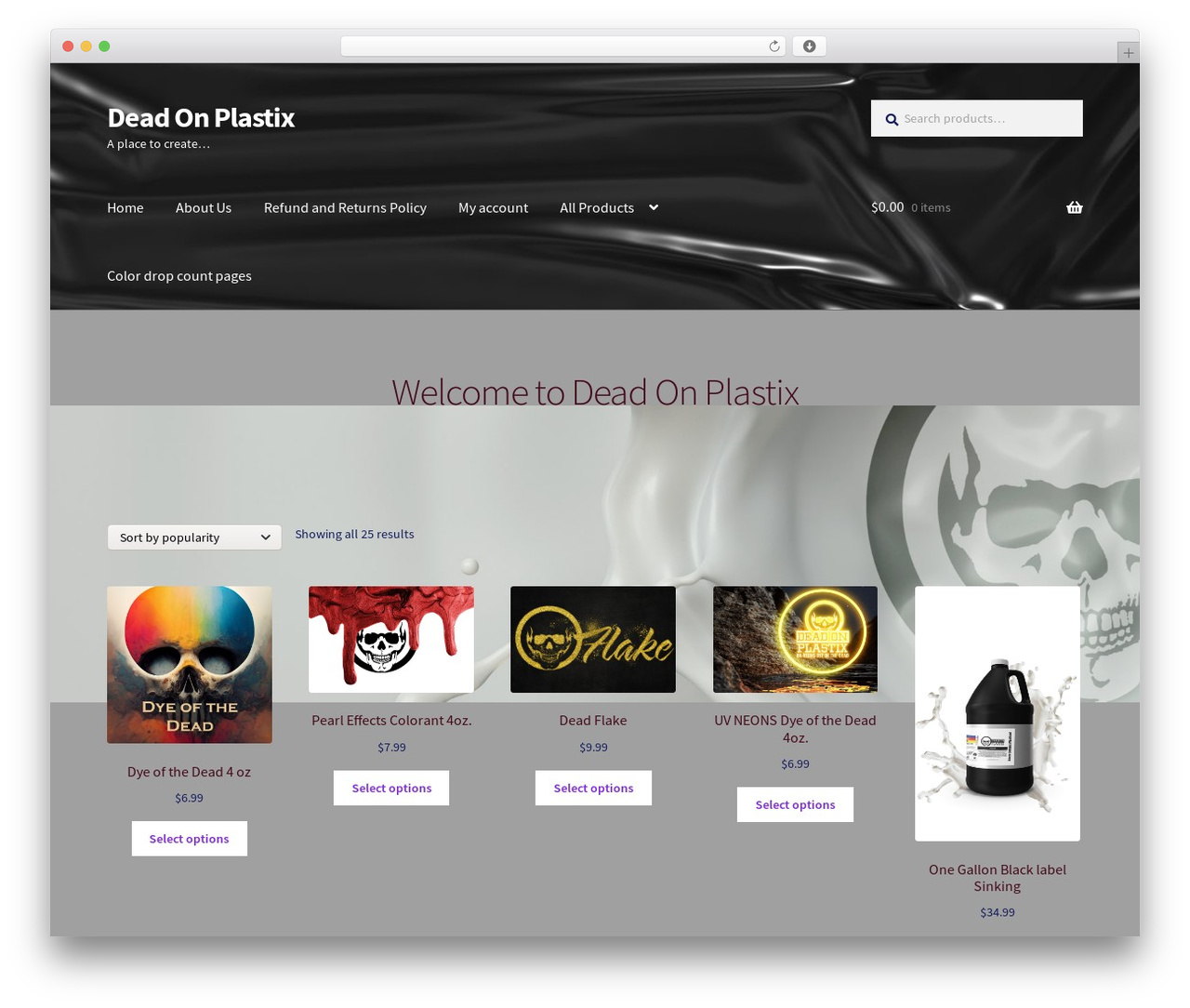 Theme WordPress Storefront - deadonplastixllc.com Theme WordPress Storefront - deadonplastixllc.com