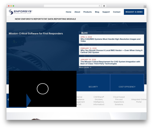 WordPress theme Beaver Builder Theme - enforsys.com
