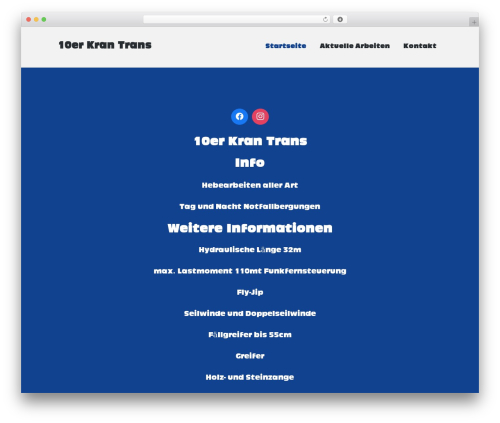 WordPress theme Atomic Blocks - 10erkran.com