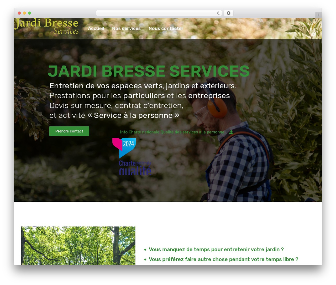 WordPress theme Gettree - jardibresseservices.com