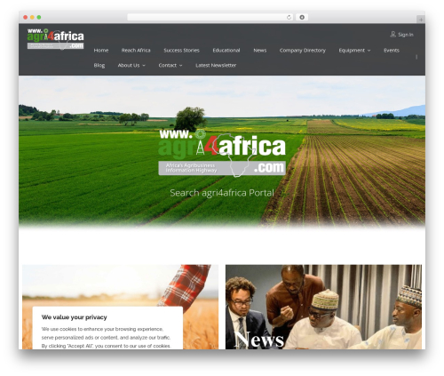 WordPress theme Listingpro - agri4africa.com