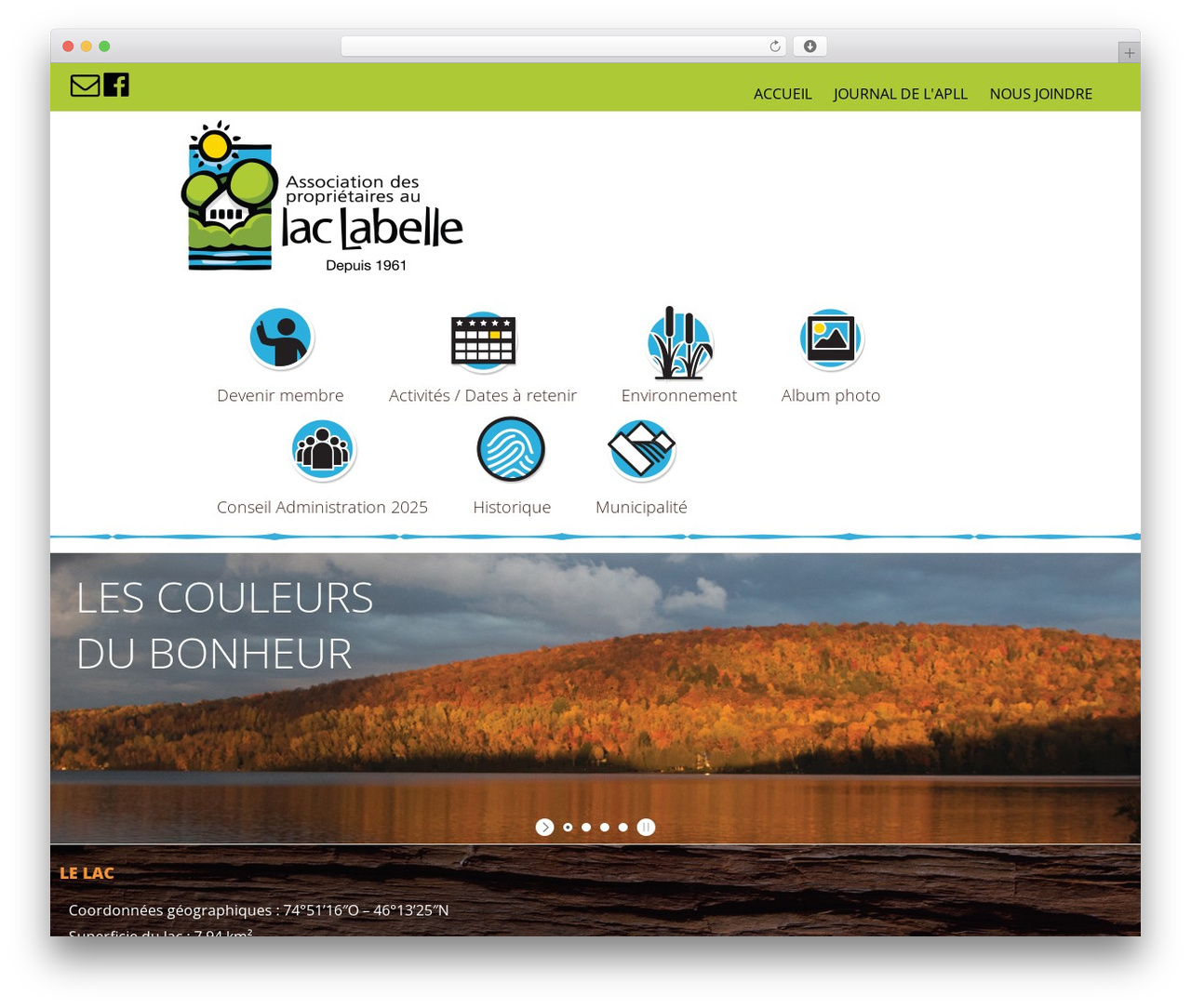Blank Responsive WordPress theme - laclabelle.org