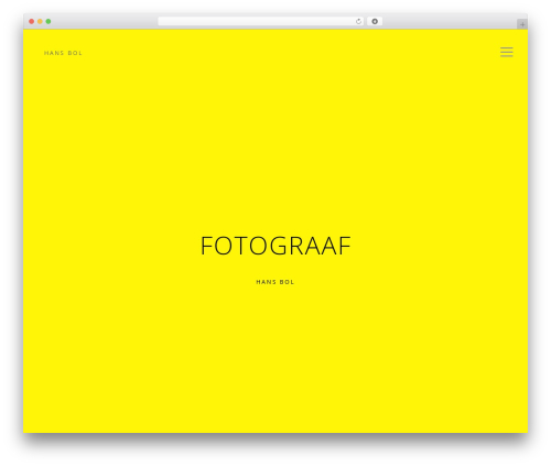 Bow WordPress theme - hansbol.com