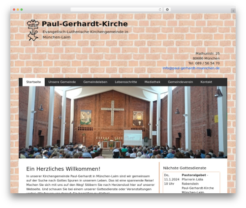 Newsletter2Go free WordPress plugin - paul-gerhardt-muenchen.de