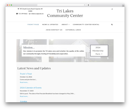 Edge plus WordPress plugin - trilakescommunitycenter.org