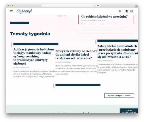 Empty Template WordPress theme - ciazowy.pl