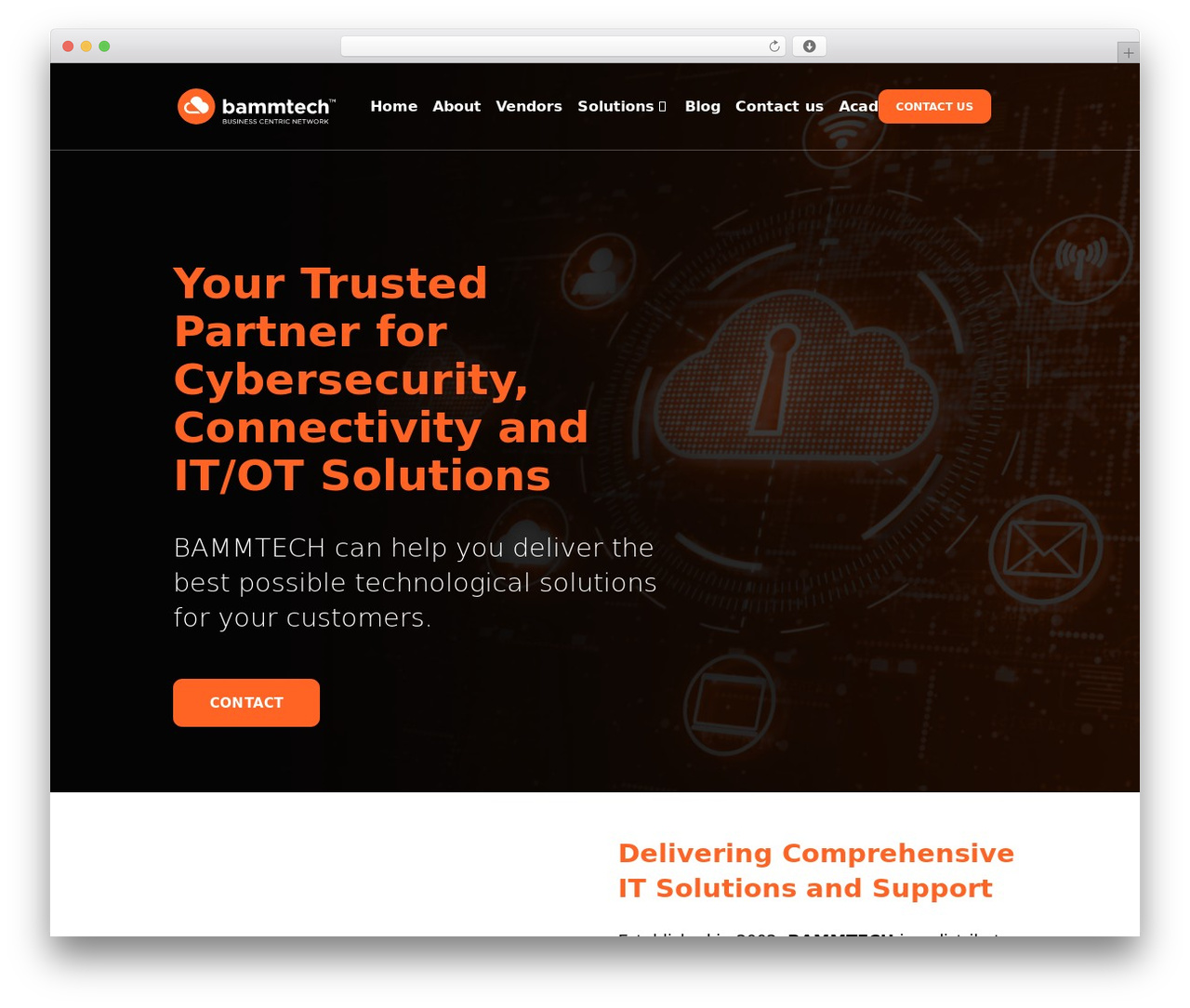 Engitech WordPress theme - bammtech.com