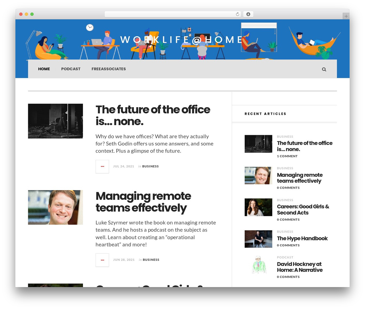 JustWrite WordPress theme - worklifeathome.com JustWrite WordPress theme - worklifeathome.com