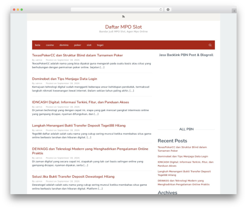 Superfast WordPress page theme - hananour.com