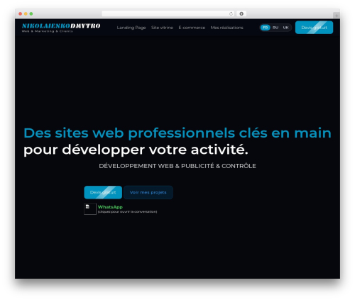 WordPress theme burum - nikdimon.com