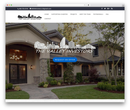 WordPress theme Divi - thevalleyinvestors.com