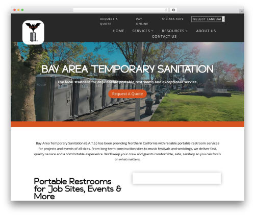 Website testimonials WordPress plugin - batstemporarysanitation.com