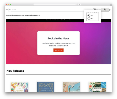 Hachette plugin WordPress plugin - www.hachettebookgroup.com