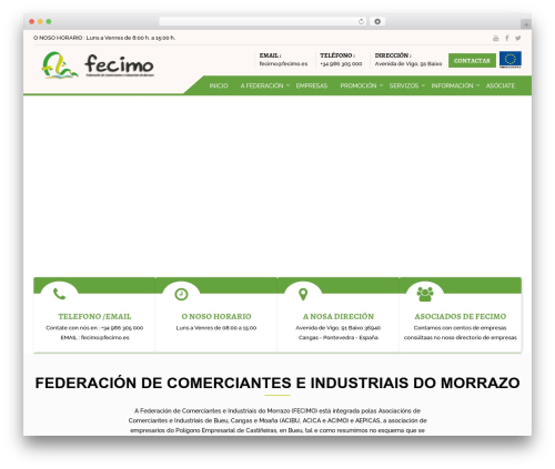WordPress theme Planet Theme - fecimo.es