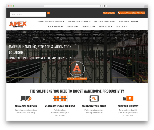 Mapsvg WordPress plugin - apexwarehousesystems.com