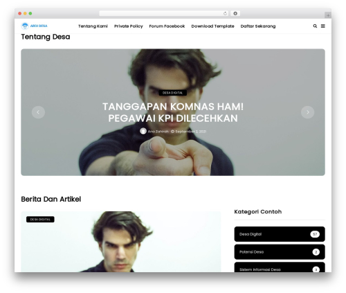 Best WordPress theme Disto - abdidesa.id