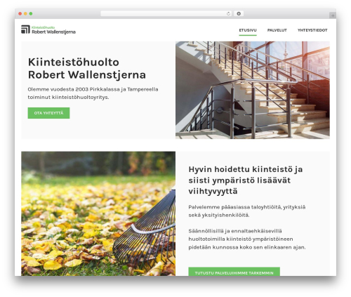 Best WordPress theme Generaxion Solution - kiinteistohuoltowallenstjerna.fi