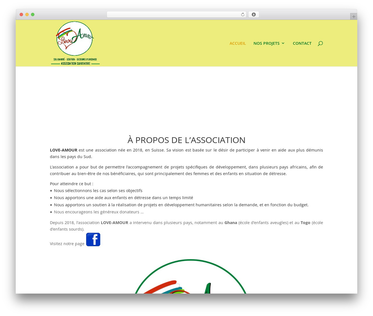 Divi creative agency theme WordPress - love-amour.ch
