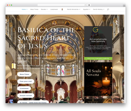 Dondivi builder WordPress plugin - sacredheartatlanta.org
