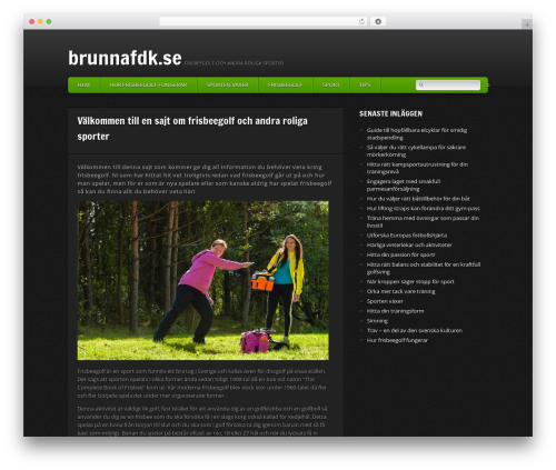 GamePress WordPress theme - brunnafdk.se