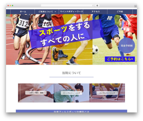 Healer WordPress theme - yatomi-sports.com