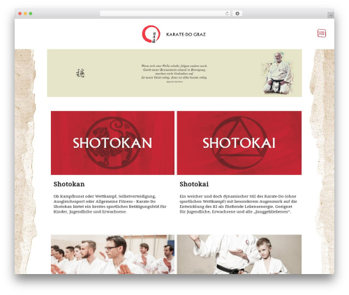 Karate-Do Graz WordPress theme - karate-do-graz.at