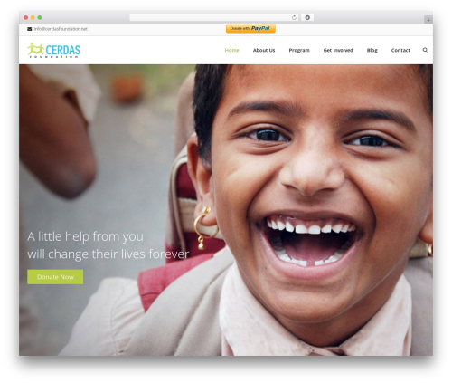 Lambda WordPress theme - cerdasfoundation.org